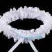 Lakodalmi / Menyasszonyi harisnyakötő szatén szélessége 3 cm masnival
