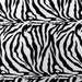 Zebra bőr imitáció