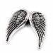 Gyöngy köztes angyal szárny 19x19 mm átfűzhető dísz / Köztes gyöngy