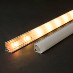 LED alumínium profil takaró búra - 41012M1
