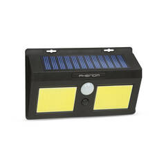 Mozgásérzékelős szolár reflektor - fali - COB LED - 55287