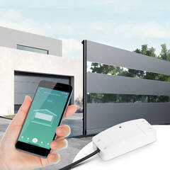 Smart Wi-Fi-s garázsnyitó szett - 230V - nyitásérzékelővel - 55379