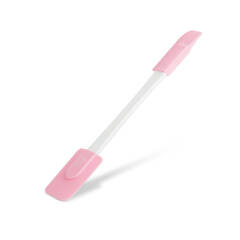 Szilikon spatula - rózsaszín, kétoldalú - 24,5 x 4,5 cm - 57528B