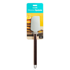 Szilikon spatula rozsdamentes nyéllel - 29 x 5,2 x 1 cm - 57547G