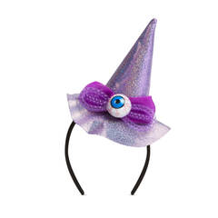 Halloween-i hajráf - boszorkány kalap - 58119B