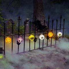 Halloween-i lampion fényfüzér - 7,5 x 150 cm - 2 x AA elemes - 58155