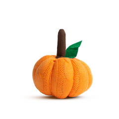 Halloween-i tök dekoráció - narancssárga - 10 x 10 x 13 cm - 58336A