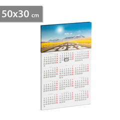 LED-es fali naptár -  2 x AA, 50 x 30 cm - 58483A