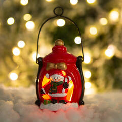 Karácsonyi LED-es lámpás - 3 féle - 7,5 x 11,5 cm - 58936C