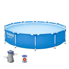 Merevfalú medence vízforgatós szűrővel - 366 x 76 cm - 6473 liter - DA00136