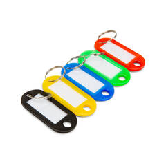 Kulcsjelölő - 5 szín - műanyag - 50 db / csomag - 55577