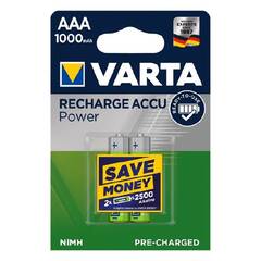 Akkumulátor mikro VARTA Power AAA előtöltött 2x1000 mAh
