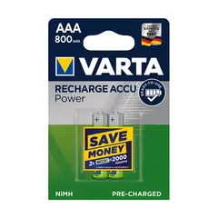 Akkumulátor mikro VARTA Power AAA előtöltött 2x800 mAh