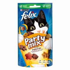 Állateledel jutalomfalat FELIX Party Mix Original Mix macskáknak 60g