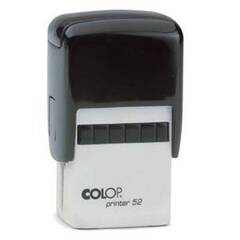 Bélyegző COLOP Printer 52 fekete ház fekete párna