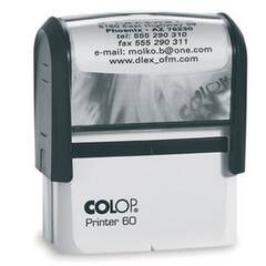 Bélyegző COLOP Printer C60 fekete ház fekete párna