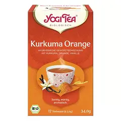 Bio tea YOGI TEA Kurkuma narancs 17 filter/doboz