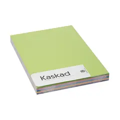 Dekorációs karton KASKAD A/4 2 oldalas 160 gr intenzív vegyes színek 5x25 ív/csomag