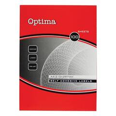 Etikett OPTIMA 32141 210x99mm 300 címke/doboz 100 ív/doboz