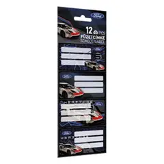 Füzetcímke LIZZY CARD  Ford Performance 12 db címke/csomag