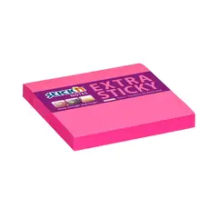 Öntapadó jegyzettömb STICK`N extra erős 76x76mm neon rózsaszín 90 lap