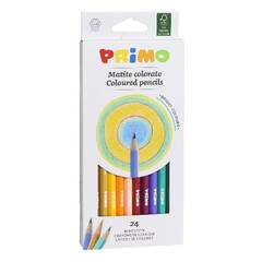 Színes ceruza PRIMO hatszögletű 24 db/készlet