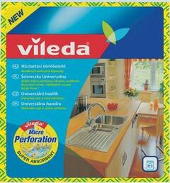 Törlőkendő VILEDA háztartási 36x40 cm sárga