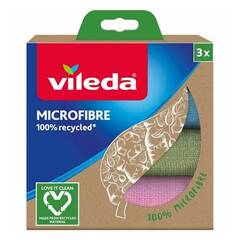 Törlőkendő VILEDA Recycled mikroszálas 3 darab/csomag