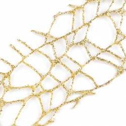 Karácsonyi szalag pókháló glitterekkel szélessége 40 mm