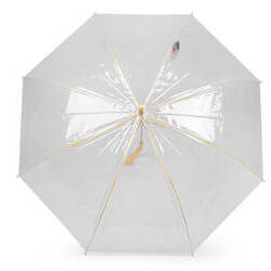 Női / lányos átlátszó kilövős esernyő