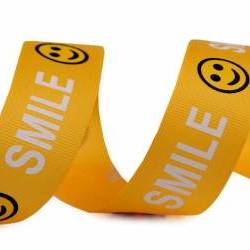 Díszítő szegőszalag / Díszítőszalag / Ripsz szalag Smile szélessége 24 mm