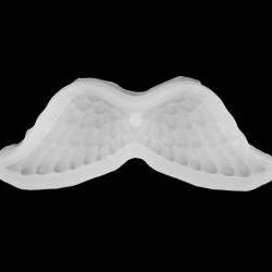 Szilikon forma szárnyak gipszöntéshez 4,4x10,5 cm