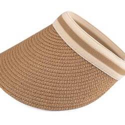 Női szalma napellenző / nyári kalap fejkörm