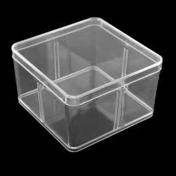 Műanyag doboz / box tetővel 9,5x9,5x5,5 cm