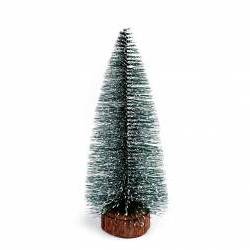 Műfenyő fagyos, havas karácsonyi dekor / Dísz, dekorációs fa